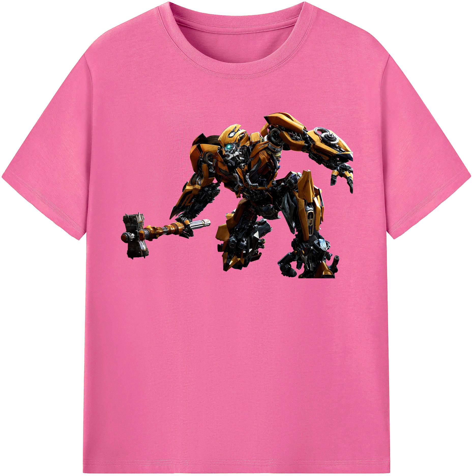 （画像用） Transformers トランスフォーマー レディースカジュアルプリントTシャツ（綿100％）